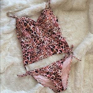 VS leopard tankini ☀️👙